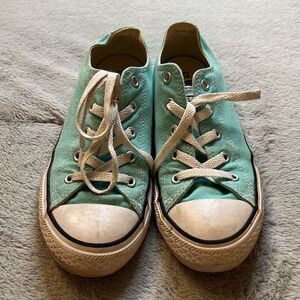 Converse All Stars - Seafoam Green - Low Tops - Size Youth 3